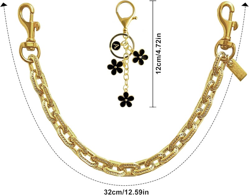 Xandova Store Cute Bag Charm Purse Extender Chain, Elegant Purses Charms for Handbag, Key Chains Accessories for Women Girls - Image 3